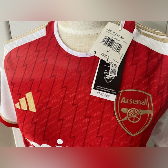 ❌SOLD❌ 🏴󠁧󠁢󠁥󠁮󠁧󠁿 Adidas [S] Arsenal 2023/24 Home Shirt - Picture 9 of 9